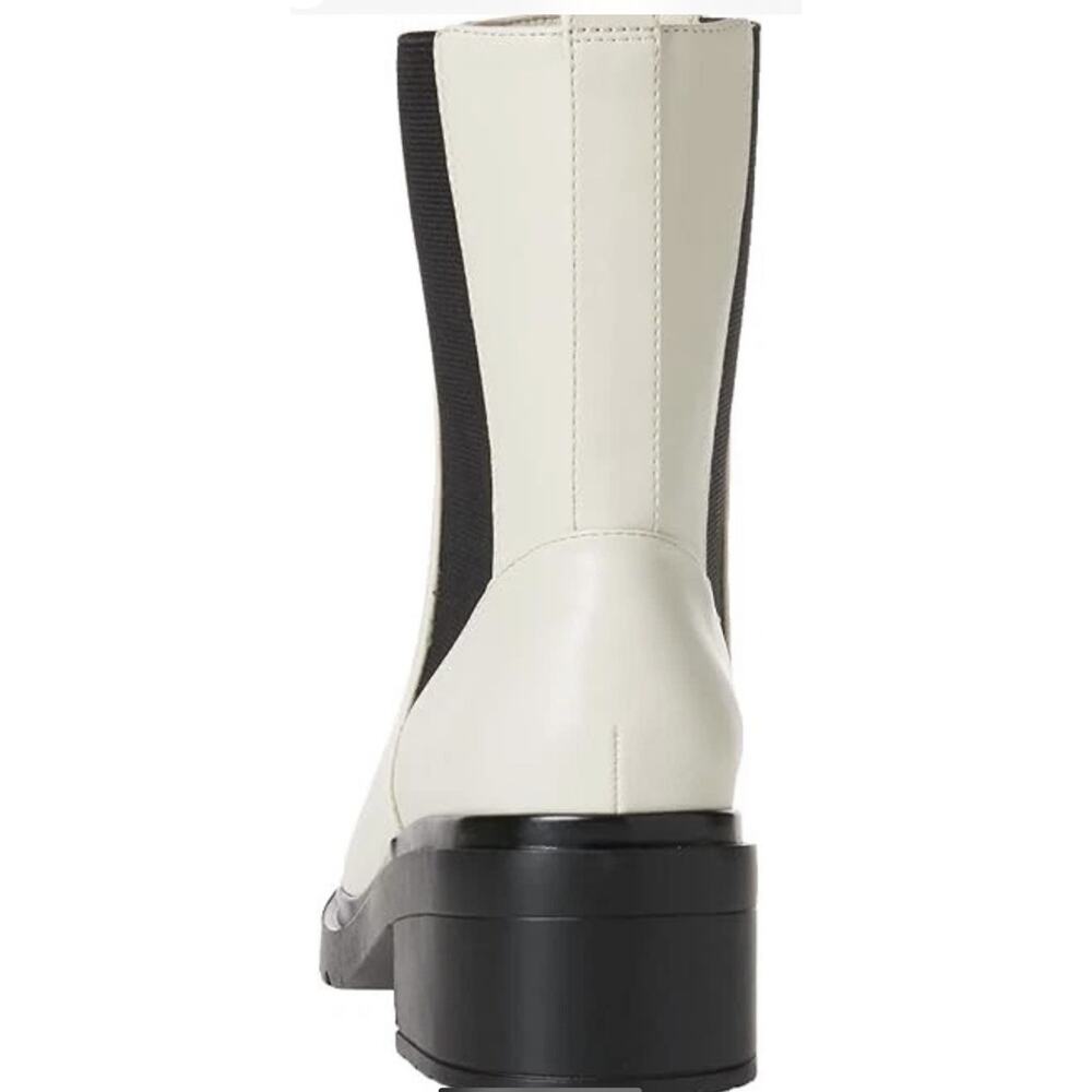 Women's Chunky Sole Chelsea Boot by Amazon Essentials in Ecru White BRAND NEW - Picture 6 of 7